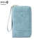 Multifunctional Blocking Travel Wallet, Passport Holder, Ticket Organizer, Credit Card Zipper Pouch with Wrist Strap