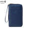Multifunctional Blocking Travel Wallet, Passport Holder, Ticket Organizer, Credit Card Zipper Pouch with Wrist Strap