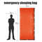 Portable Waterproof Emergency Survival Sleeping Bag, Outdoor EDC Thermal Sack, First Aid Rescue Kit Mylar Blanket