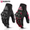 Summer Breathable Full Finger Motorcycle Gloves Touch Screen Non-slip Motocross Racing Biker Gloves Wear-resistant
