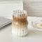 530ml Heat-Resistant Glass Cup, Stripe Mug Water Tumbler, Durable Drinkware for Tea, Coffee, Juice, Milk