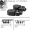 Mini Bicycle Rear Pedals, Aluminium Alloy Folding Foot Pegs Non-Slip Quick Release Bike Pedal Footrest for BMX MTB Road