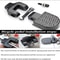 Mini Bicycle Rear Pedals, Aluminium Alloy Folding Foot Pegs Non-Slip Quick Release Bike Pedal Footrest for BMX MTB Road