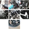 Mini Bicycle Rear Pedals, Aluminium Alloy Folding Foot Pegs Non-Slip Quick Release Bike Pedal Footrest for BMX MTB Road