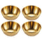 Stainless Steel Golden Appetizer & Seasoning Dishes, Serving Tray Set, Spice Plates, Sauce Bowls for Kitchen Tableware
