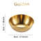 Stainless Steel Golden Appetizer & Seasoning Dishes, Serving Tray Set, Spice Plates, Sauce Bowls for Kitchen Tableware