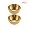 Stainless Steel Golden Appetizer & Seasoning Dishes, Serving Tray Set, Spice Plates, Sauce Bowls for Kitchen Tableware