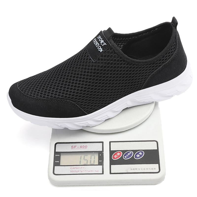 Lightweight Men Casual Shoes Slip On Breathable Anti-Slip Sneakers Flats for Walking Outdoor Male Loafers