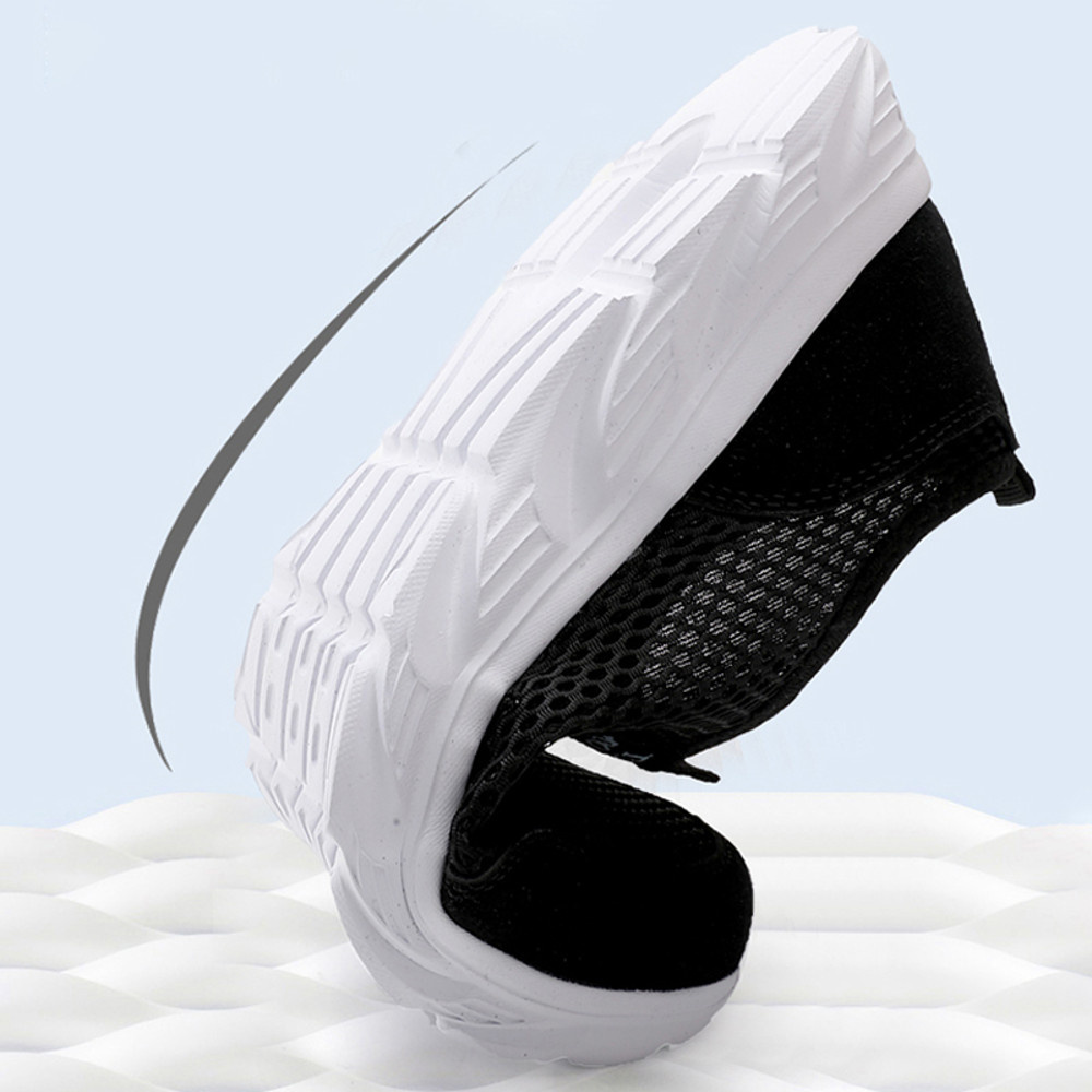 Lightweight Men Casual Shoes Slip On Breathable Anti-Slip Sneakers Flats for Walking Outdoor Male Loafers