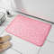 Bathroom Living Room Anti Slip Mat, Embossed Fiber Carpet with Memory Foam, Pebble Floor Mat for Home Decor & Durable