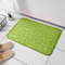 Bathroom Living Room Anti Slip Mat, Embossed Fiber Carpet with Memory Foam, Pebble Floor Mat for Home Decor & Durable
