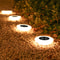 Solar LED Lawn Lights Outdoor Floor Landscape Lamps with On/Off, Ideal for Garden, Pathway, Yard, Patio, Deck & Camping
