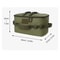 Camping Gas Canister Storage Bag, Foldable Outdoor Tool Organizer with Large Capacity, Ground Nail, Picnic Cookware
