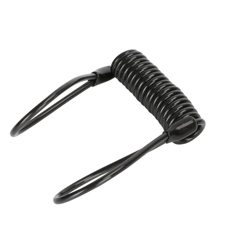 Anti-Theft Motorcycle Brake Disc Lock with Alarm, Scooter Reminder Cable, Bicycle Spring Rope & Storage Bag for Disc