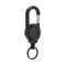Heavy Duty Retractable Carabiner Key Chain Reel, Steel Wire Rope, Spring Buckle, Secure Pull Keyring for Tools