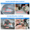 LED Motorcycle Headlight CSP Dual Color Fog Lamp White Yellow Hi/Lo Beam Light Bulb for Scooter Motobike Driving