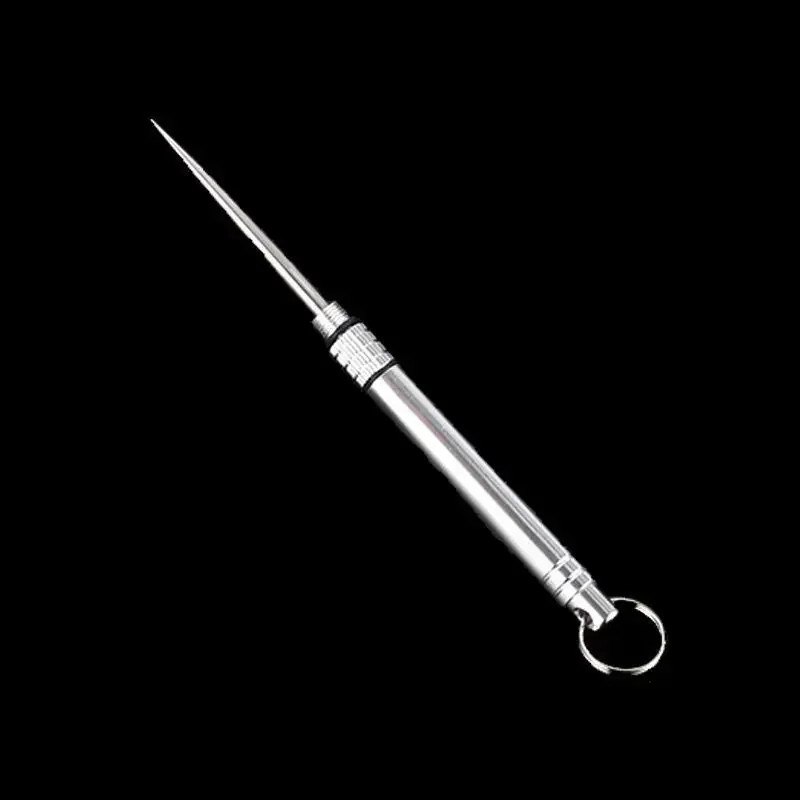 Titanium Toothpick Tube With Fruit Fork  Bottle Tool Outdoor Portable Camping Gear More Durable Tha 6