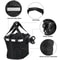 2-in-1 Detachable Bicycle Front Basket for Small Dogs, Pet Carrier Handlebar Bag for MTB Cycling, Foldable Hanging Bike