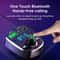 Dual USB Car Charger with Bluetooth 5.0 MP3 Transmitter – 3.1A QC3.0 & Type-C PD Fast Charging, Hands-Free Kit