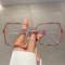 Anti-Blue Optical Glasses in Retro Box Design, The New Style Personality Bump Color Frame