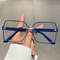 Anti-Blue Optical Glasses in Retro Box Design, The New Style Personality Bump Color Frame