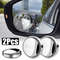 Adjustable Car Blind Spot Mirror, Wide Angle Convex Rearview Mirror for Reverse, Lane Change & Parking Safety