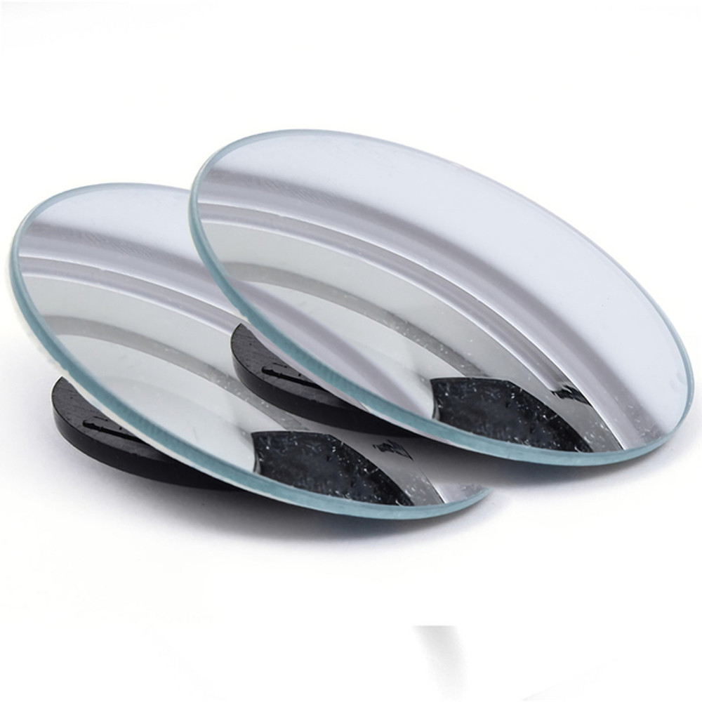 Adjustable Car Blind Spot Mirror, Wide Angle Convex Rearview Mirror for Reverse, Lane Change & Parking Safety