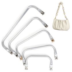 aluminum tube bag frame & handle accessories, metal clutch bag parts, wallet & doctor purse frame clamp kit