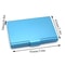 Aluminum Alloy Business Card Case, Metal Name Card Holder & ID Wallet Credit Card Storage Box for Men