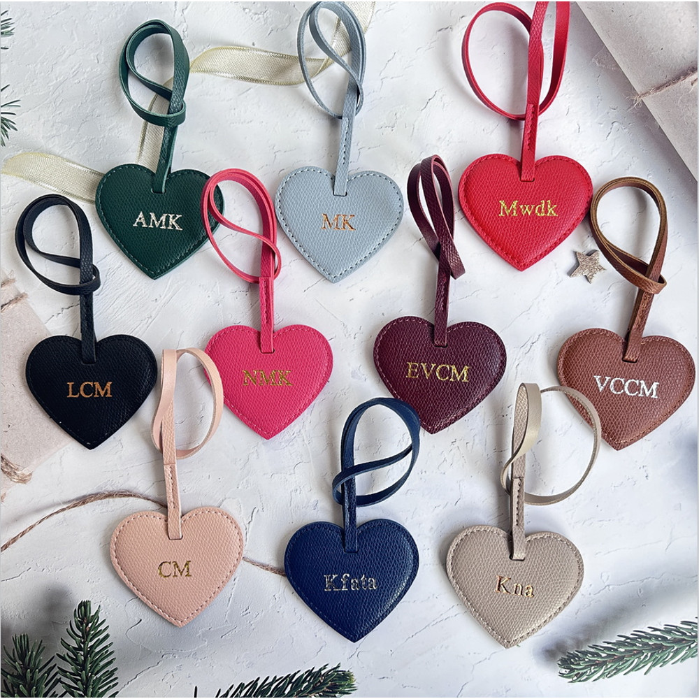 Personalized Leather Star Keychain with Free Custom Initials, Five-Pointed Star Pendant for Car Keys & Bag Accessories