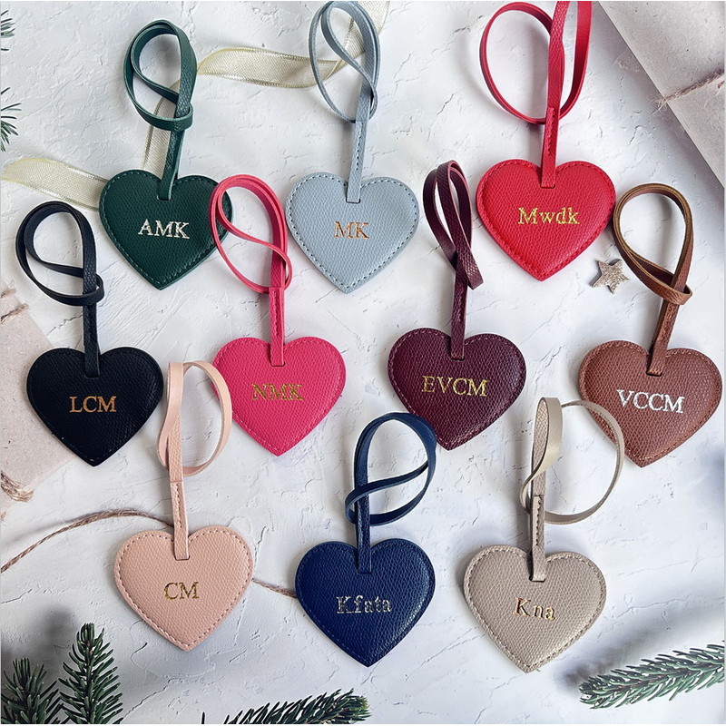 Personalized Leather Star Keychain with Free Custom Initials, Five-Pointed Star Pendant for Car Keys & Bag Accessories