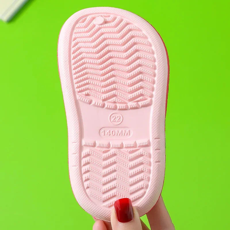 Kids Lightweight Beach Sandals, Breathable Summer Garden Clogs for Boys & Girls, Cute Cartoon Slip-On Baby Slippers