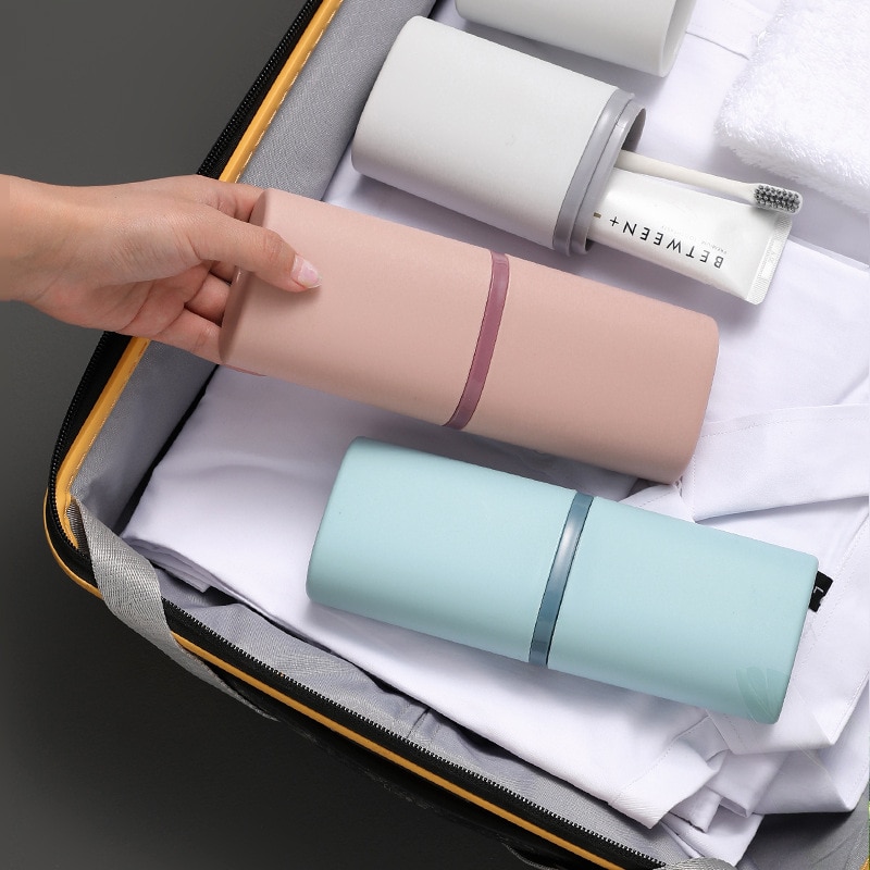 Toothbrush Travel Case, Portable & Hygienic Holder for Travel, Camping & Business Trips,Compact Plastic Toothbrush Cover
