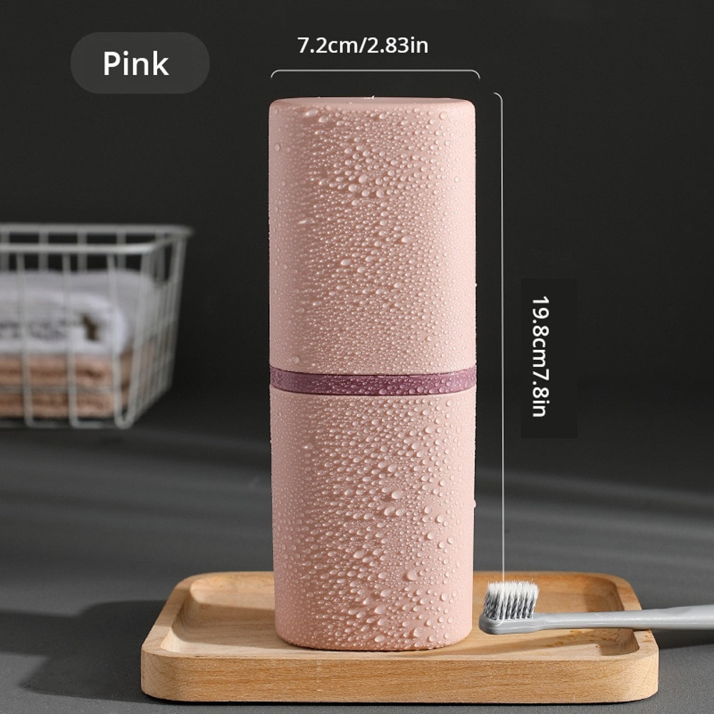 Toothbrush Travel Case, Portable & Hygienic Holder for Travel, Camping & Business Trips,Compact Plastic Toothbrush Cover