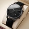 Men Leather Quartz Calendar Watch Set Unisex Watches Stylish Casual Wristwatch Gift For Him Or Her 2