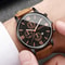 Men Leather Quartz Calendar Watch Set Unisex Watches Stylish Casual Wristwatch Gift For Him Or Her 3
