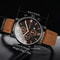 Men Leather Quartz Calendar Watch Set Unisex Watches Stylish Casual Wristwatch Gift For Him Or Her 5