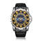 Medieval Style Men Waterproof Quartz Watch, Twelve Knight Design, Classic Gift for Him, Luxury Retro Timepiece
