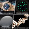 Fashion Square Quartz Watch for Men, Waterproof Luminous Date Stainless Steel, Business Luxury Wristwatch