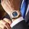 Fashion Square Quartz Watch for Men, Waterproof Luminous Date Stainless Steel, Business Luxury Wristwatch