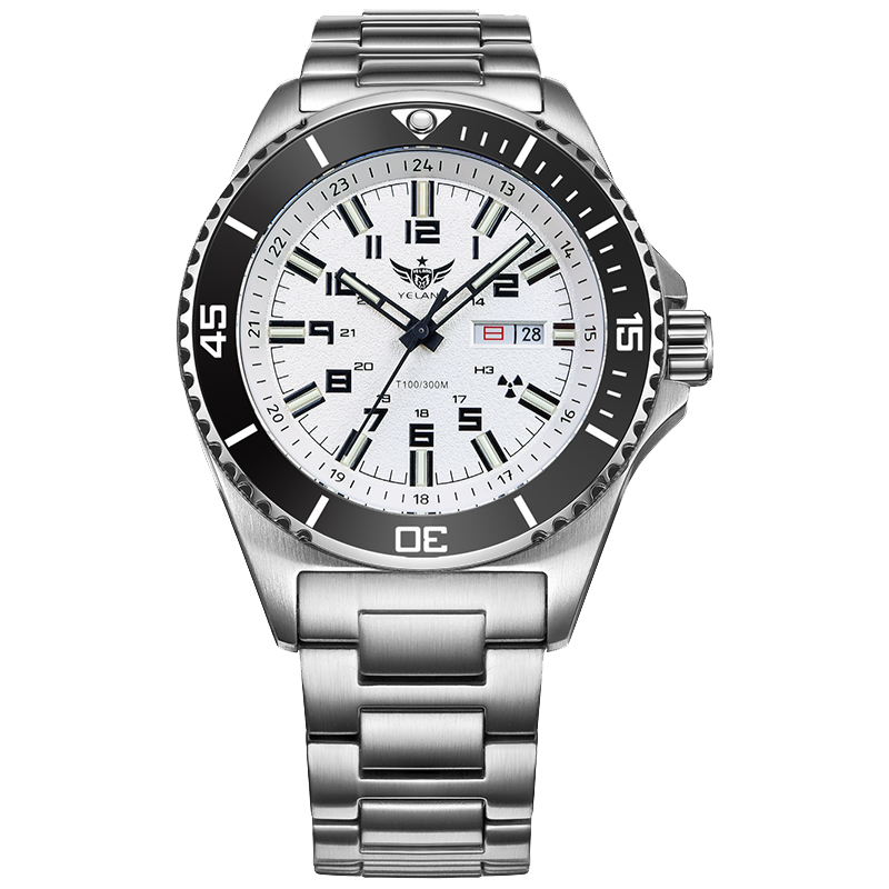 Automatic Mechanical Watch 44mm, Japan 8205 Movement, Men Diver Luxury Watch, 300M Waterproof Luminous