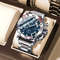 POEDAGAR Luxury Watch For Men, Calendar Quartz Chronograph, Waterproof Stainless Steel Luminous Man Clock