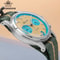 Men Chronograph Watch, Quartz Wristwatch, Waterproof Bubble Glass, Luminous Dial 38mm