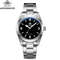 Men Luxury Stainless Steel Quartz Watch, Sapphire Glass, Luminous Dial, 100m Waterproof Reloj Hombre by Top Brand