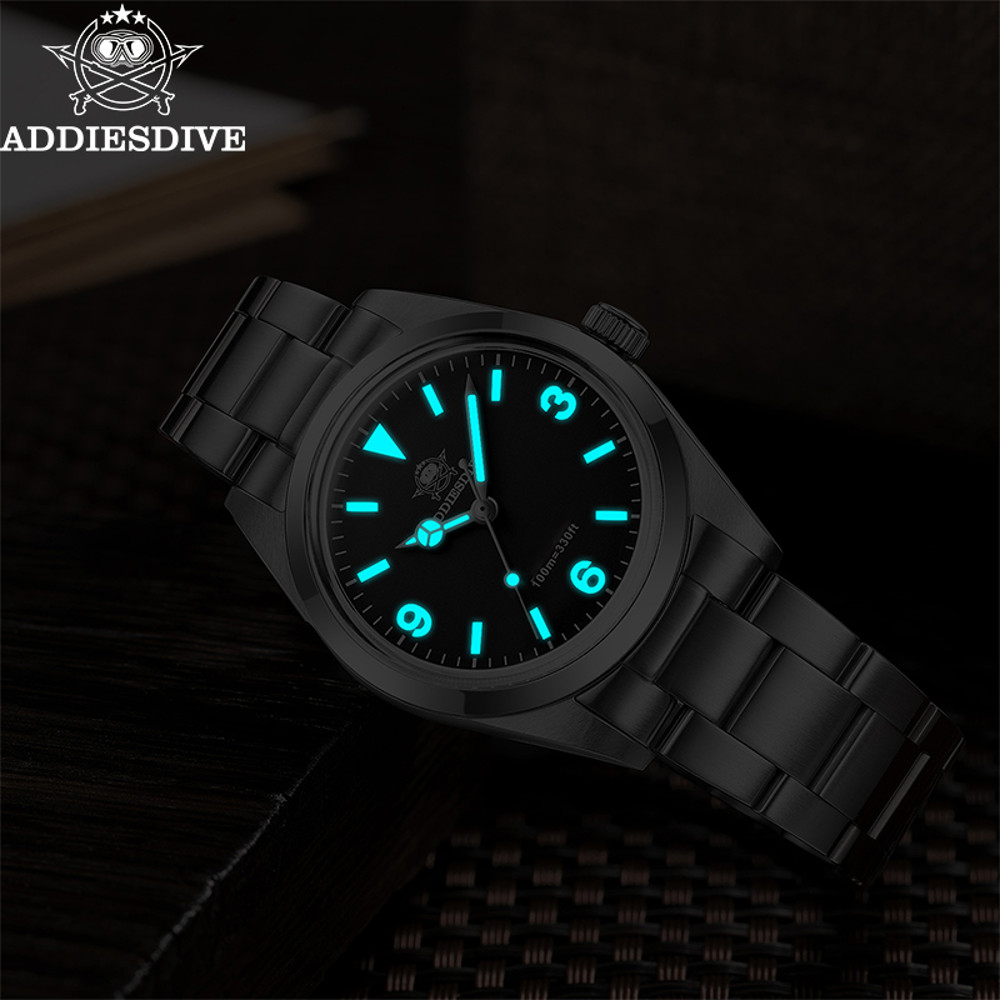 Men Luxury Stainless Steel Quartz Watch, Sapphire Glass, Luminous Dial, 100m Waterproof Reloj Hombre by Top Brand