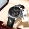 Luxury Business Men Quartz Wristwatch Waterproof Luminous Date Leather Man Watch Fashion Reloj Homb 6
