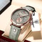 Luxury Business Men Quartz Wristwatch Waterproof Luminous Date Leather Man Watch Fashion Reloj Homb 11
