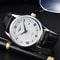 Automatic Man Watch Waterproof Leather Watch For Men Simple Date Mechanical Timepiece 4