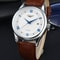 Automatic Man Watch Waterproof Leather Watch For Men Simple Date Mechanical Timepiece 8