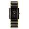 Fashion Luxury Rectangle Wristwatch For Men And Women Ceramic Quartz Watch Waterproof Black Gold Co 0